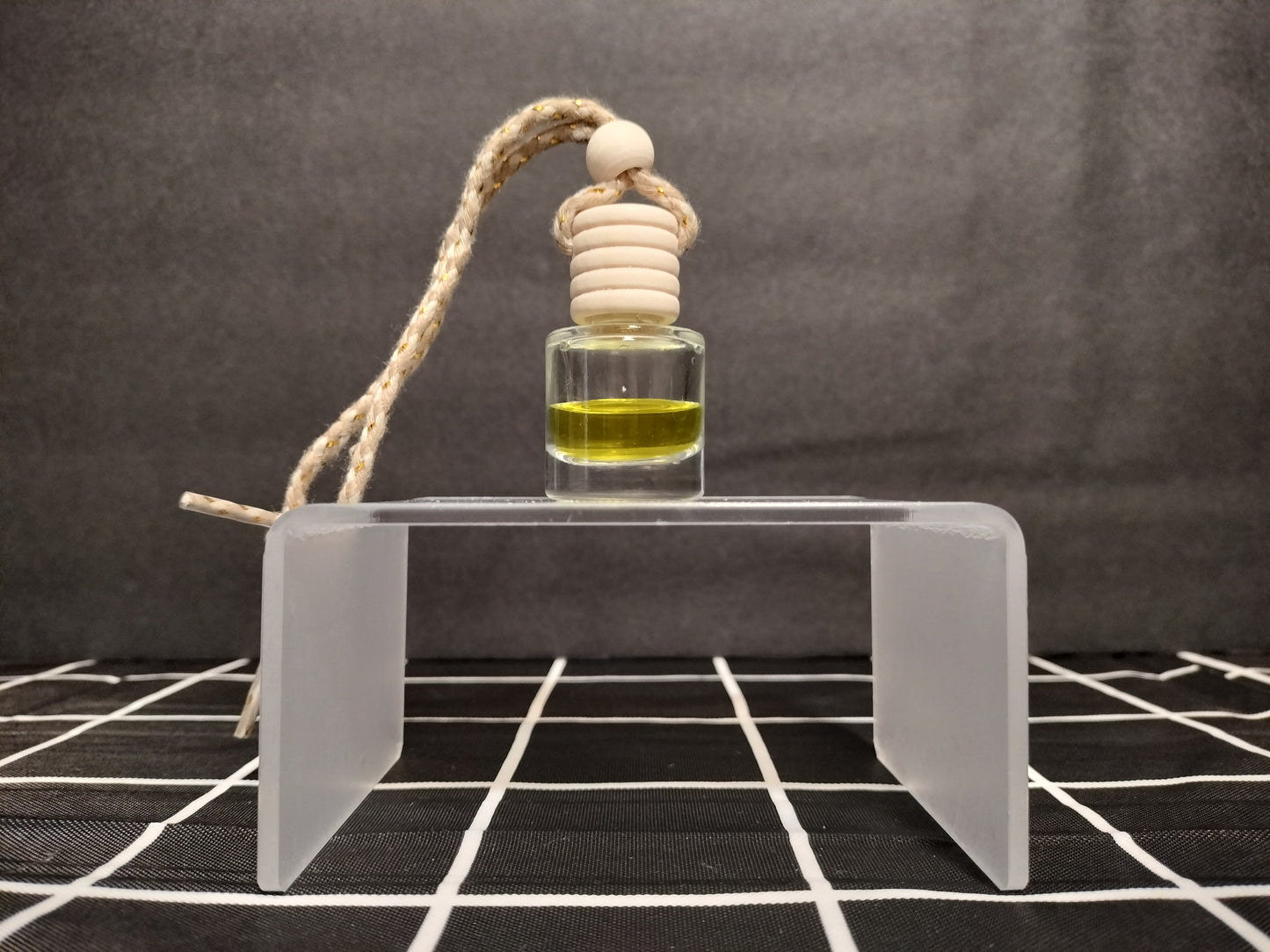 2 Pack Glass Cylinder 8ml Hanging Car Air Fresheners