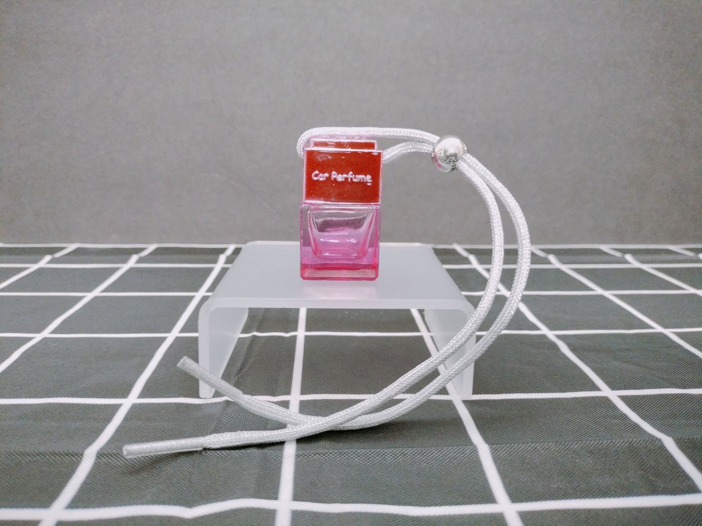 2 Pack Pink Glass 8ml Car Air Fresheners