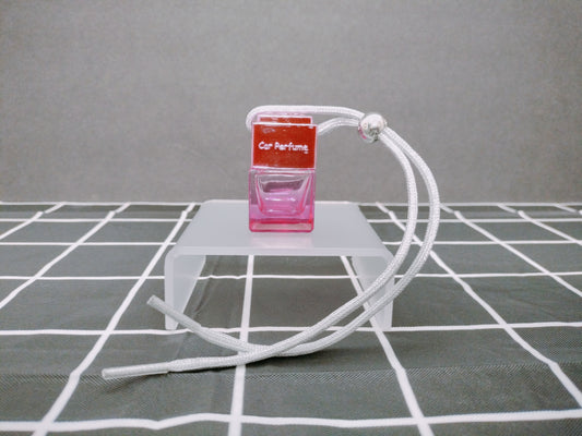 2 Pack Pink Glass 8ml Car Air Fresheners