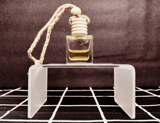 2 Pack Glass Square 8ml Hanging Car Air Fresheners